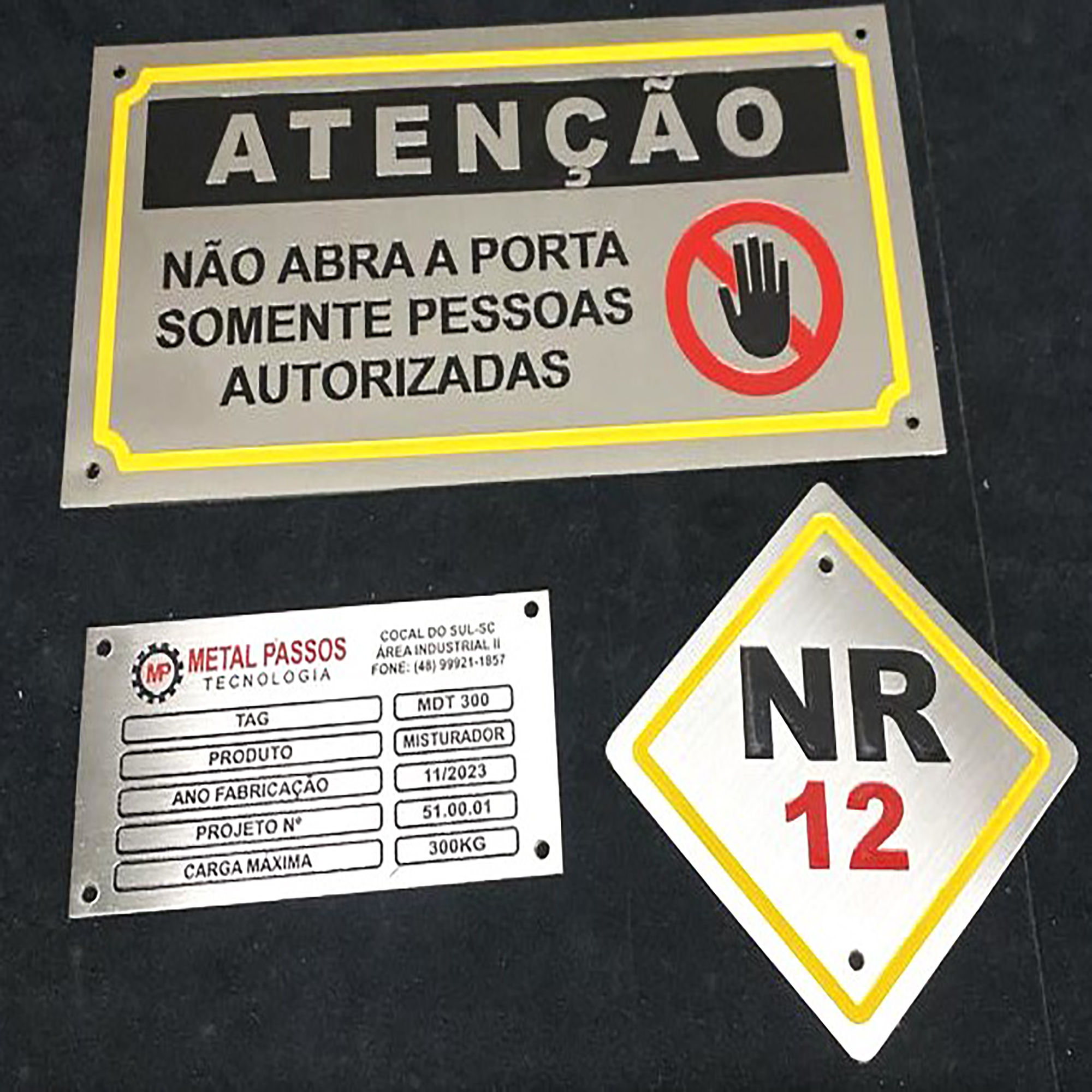 Placas de Sinalização